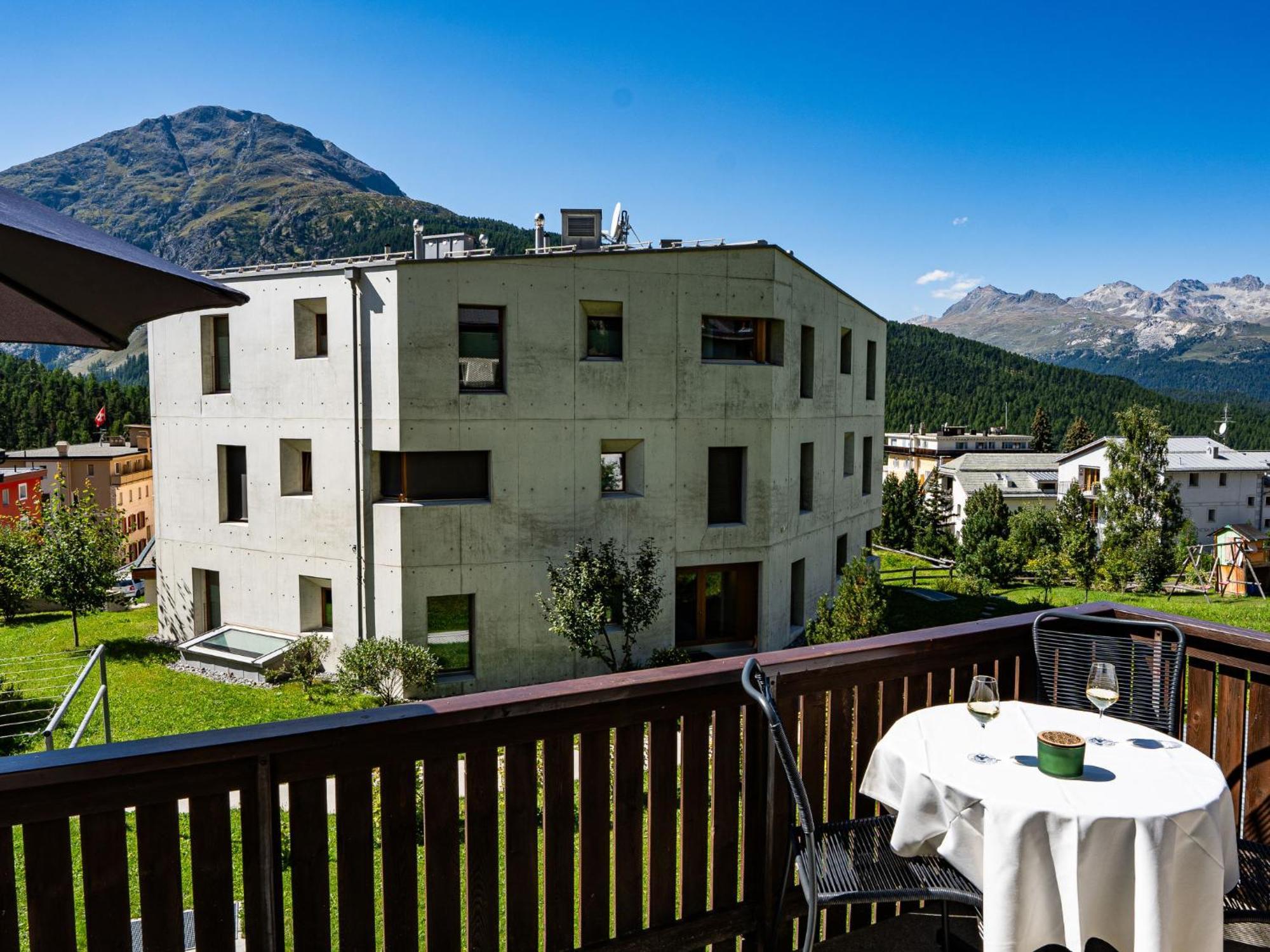 Apartment Chesa Corvatsch Pontresina Buitenkant foto